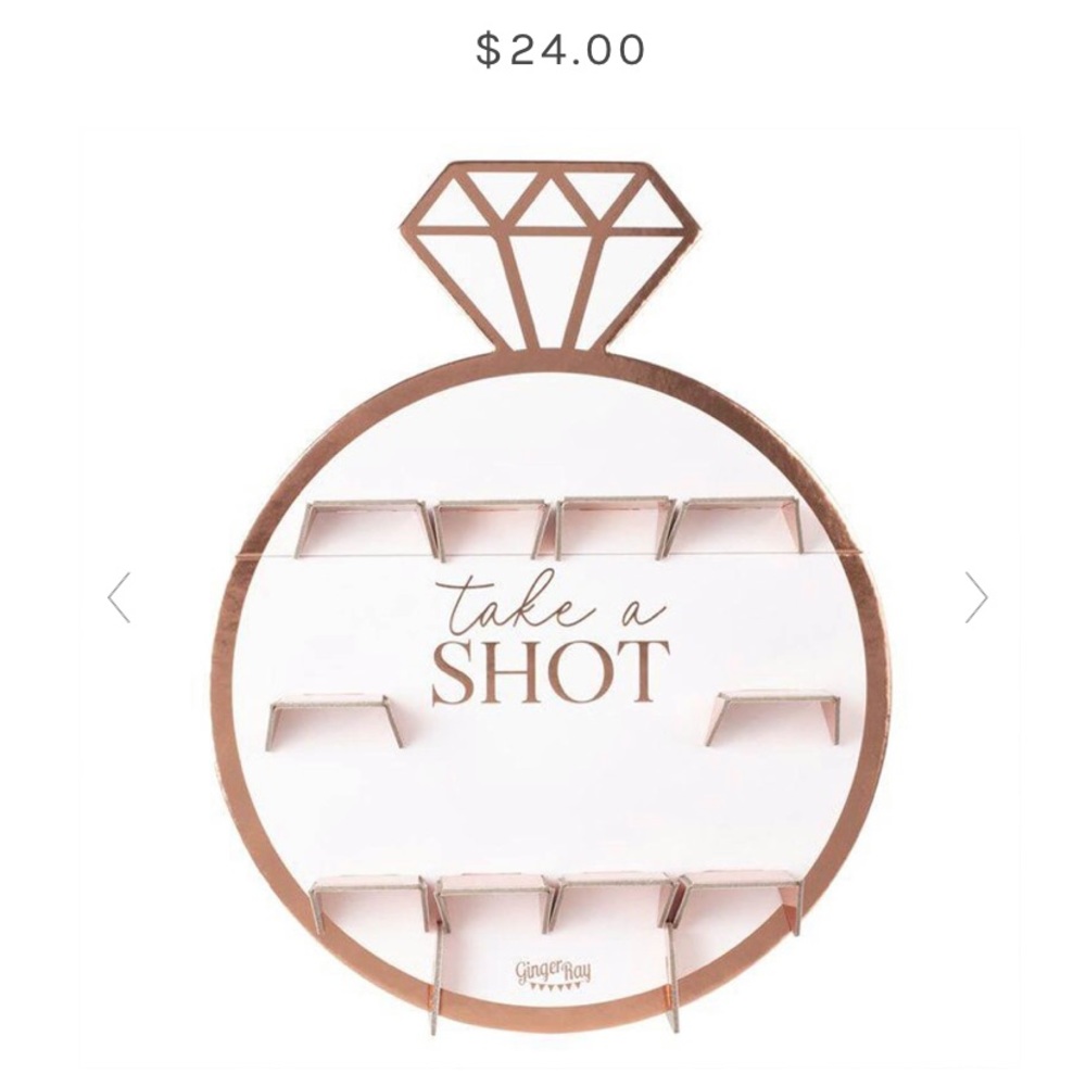 Bachelorette shot glass holder